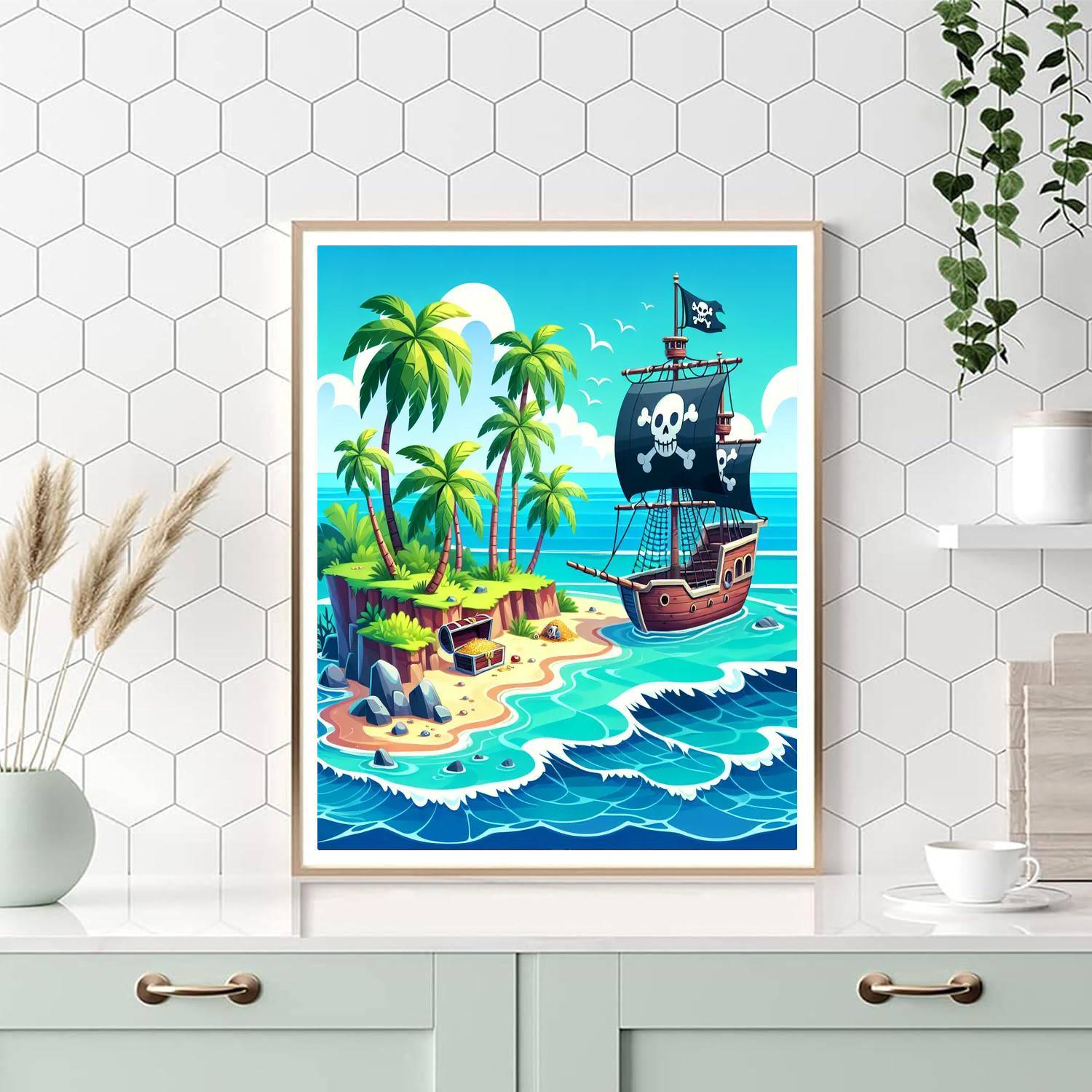 Treasure Island Mystery Paint By Numbers Kits