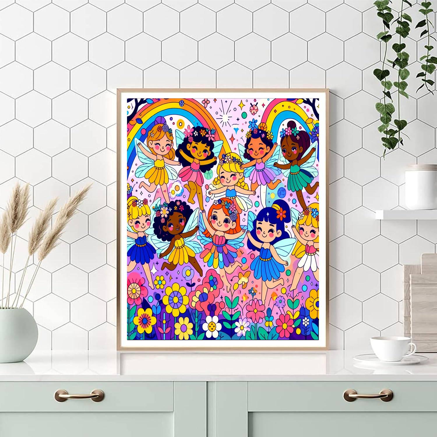 Enchanted Fairies Numbered Painting Kits