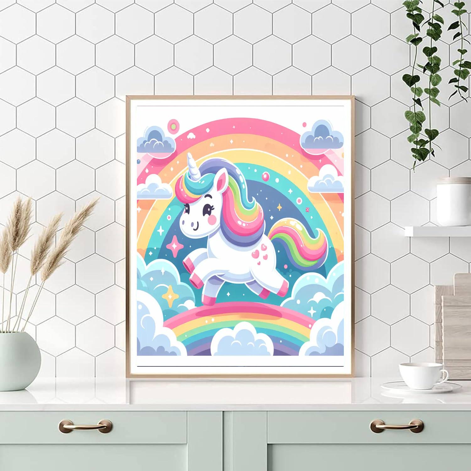 Magic Unicorn Adventure Numbered Painting Kits