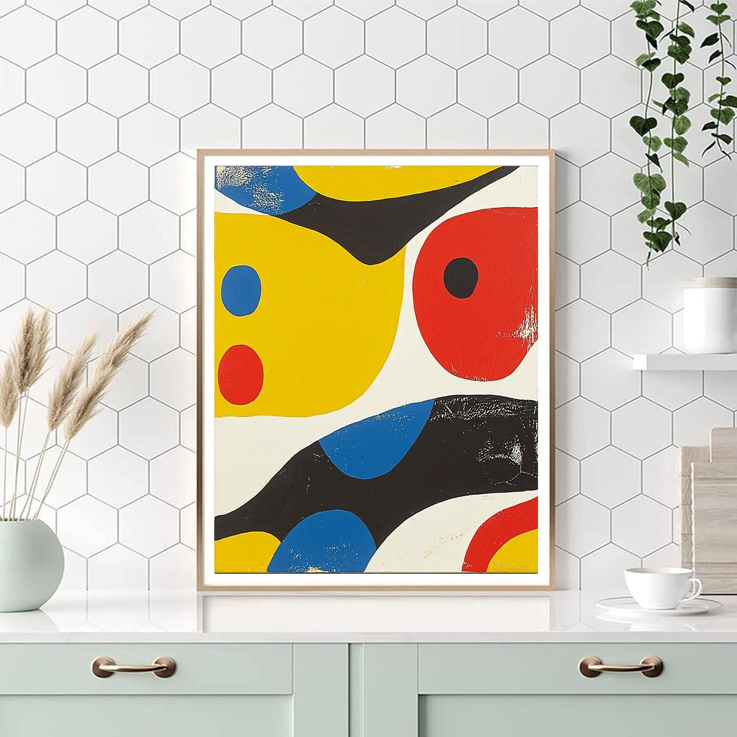 Joan Miró Inspired Imagination Unleashed  Painting Number Kit