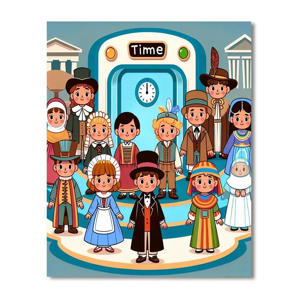 Time-travel Adventure Painting By Numbers Kit