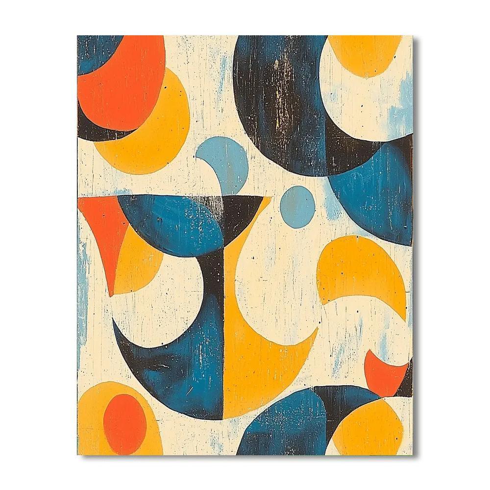 Joan Miro Inspired Radiant Harmony  Paint By Number