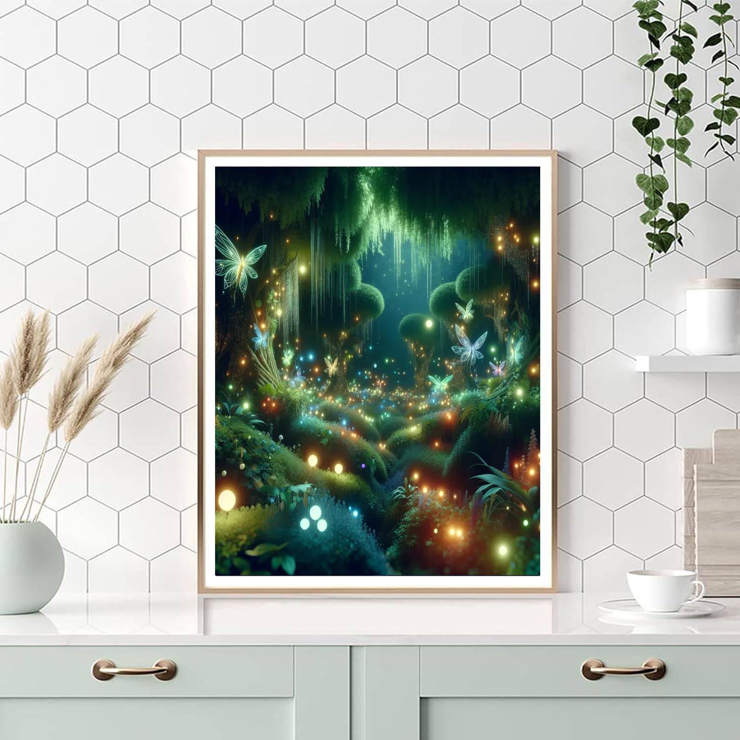 Mystical Fairy Grove Paint By Numbers