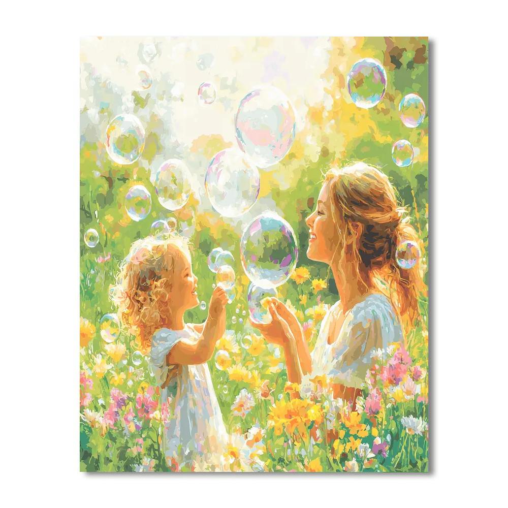 Bubbles Of Love DIY Paint By Numbers