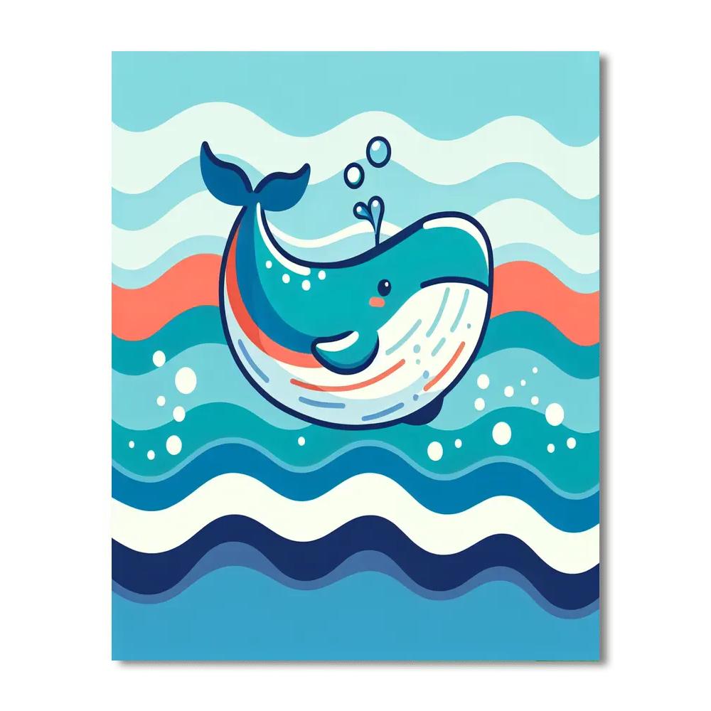 Whale Watching Paint By Numbers