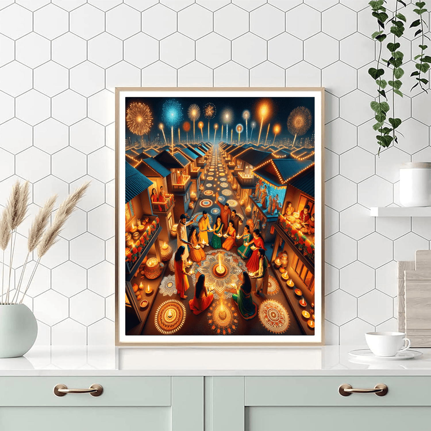 Diwali Festival - India Paint By Number