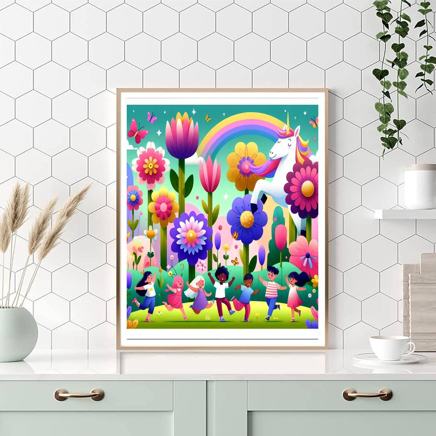 Frolic In Fantasy Meadow Paint By Numbers Kits