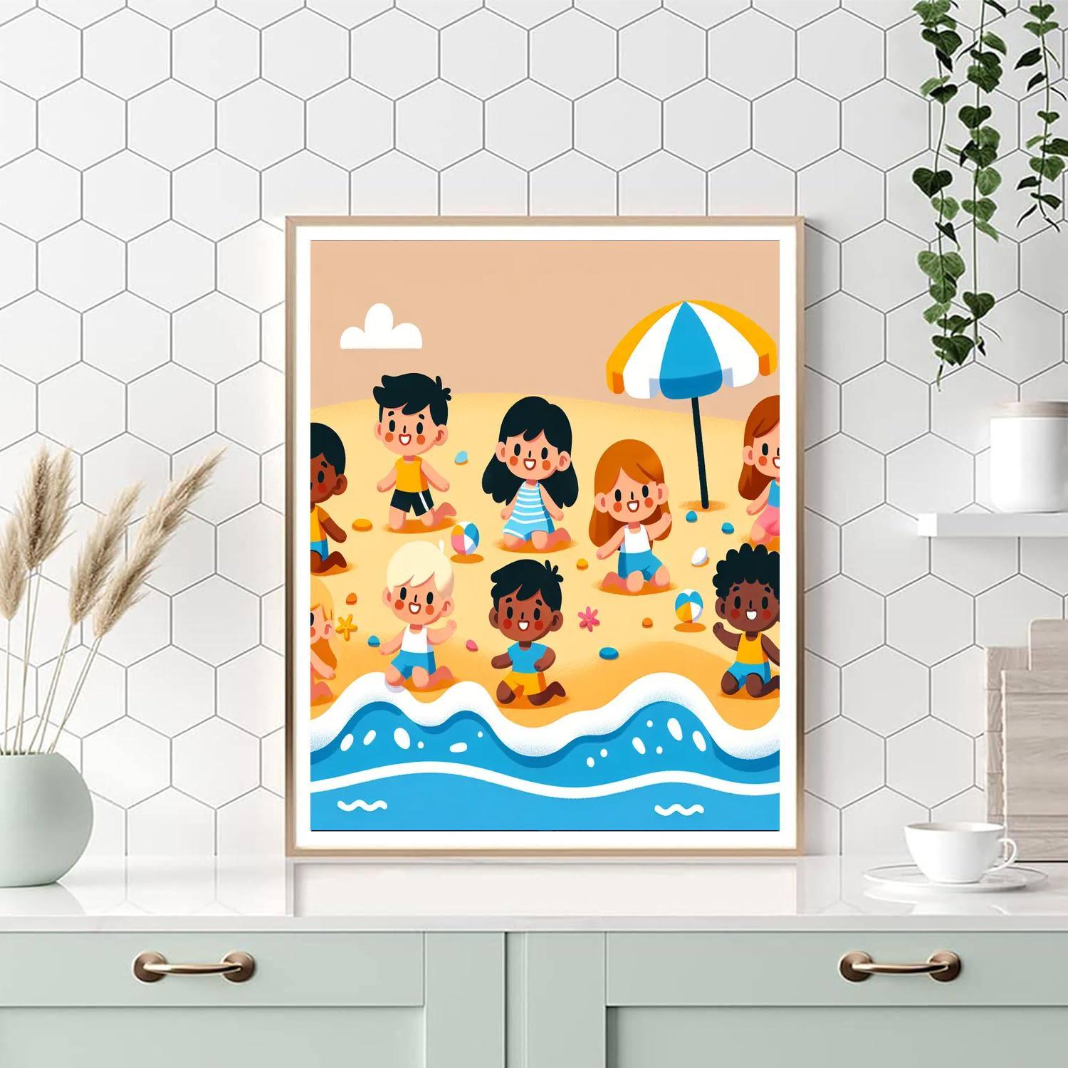 Summer Beach Bonanza Paint By Color
