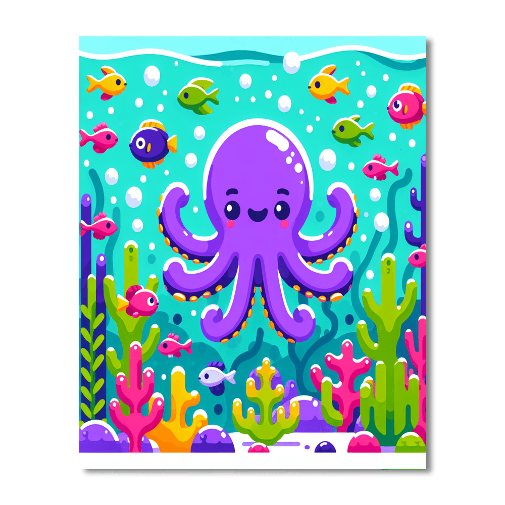 Whimsical Octopus Paint By Numbers