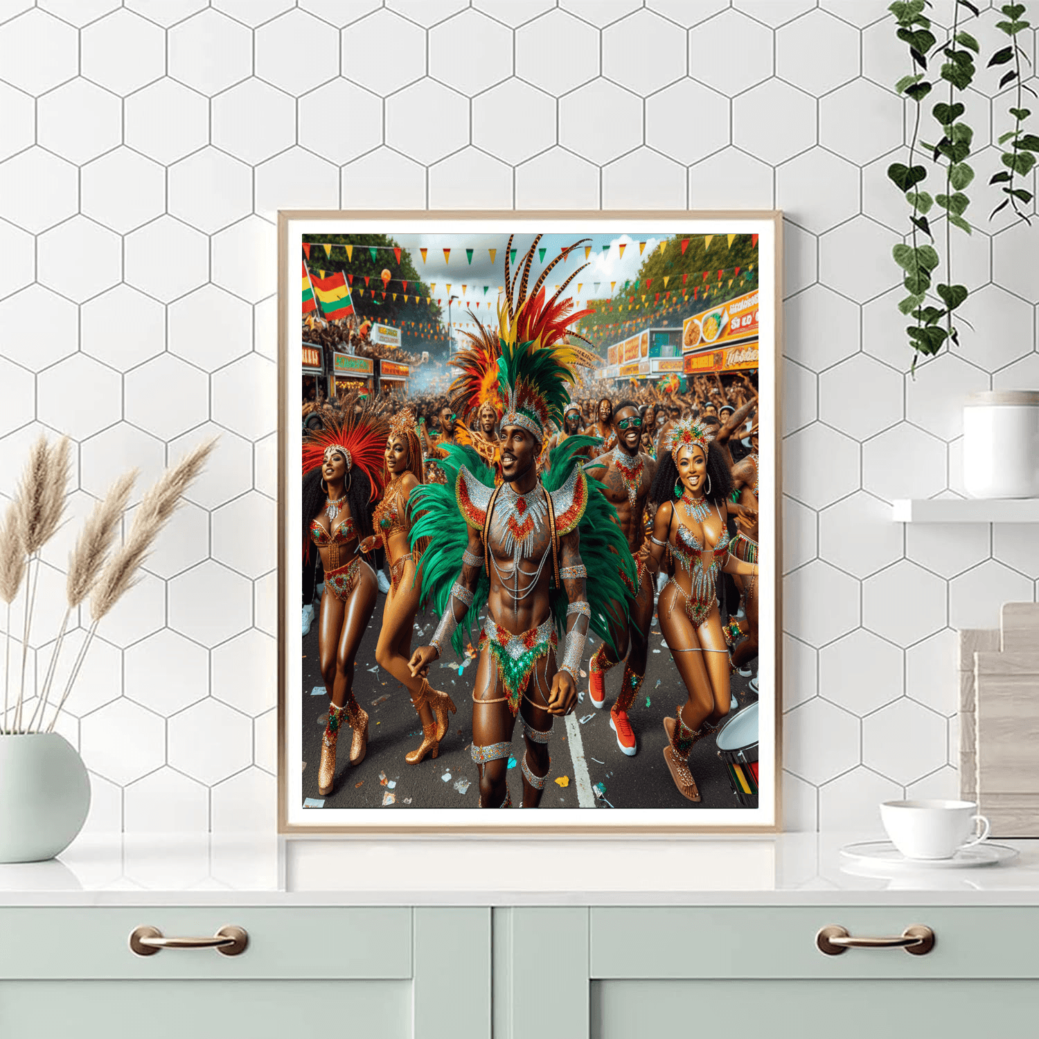 Notting Hill Carnival - England Painting By Numbers Kit