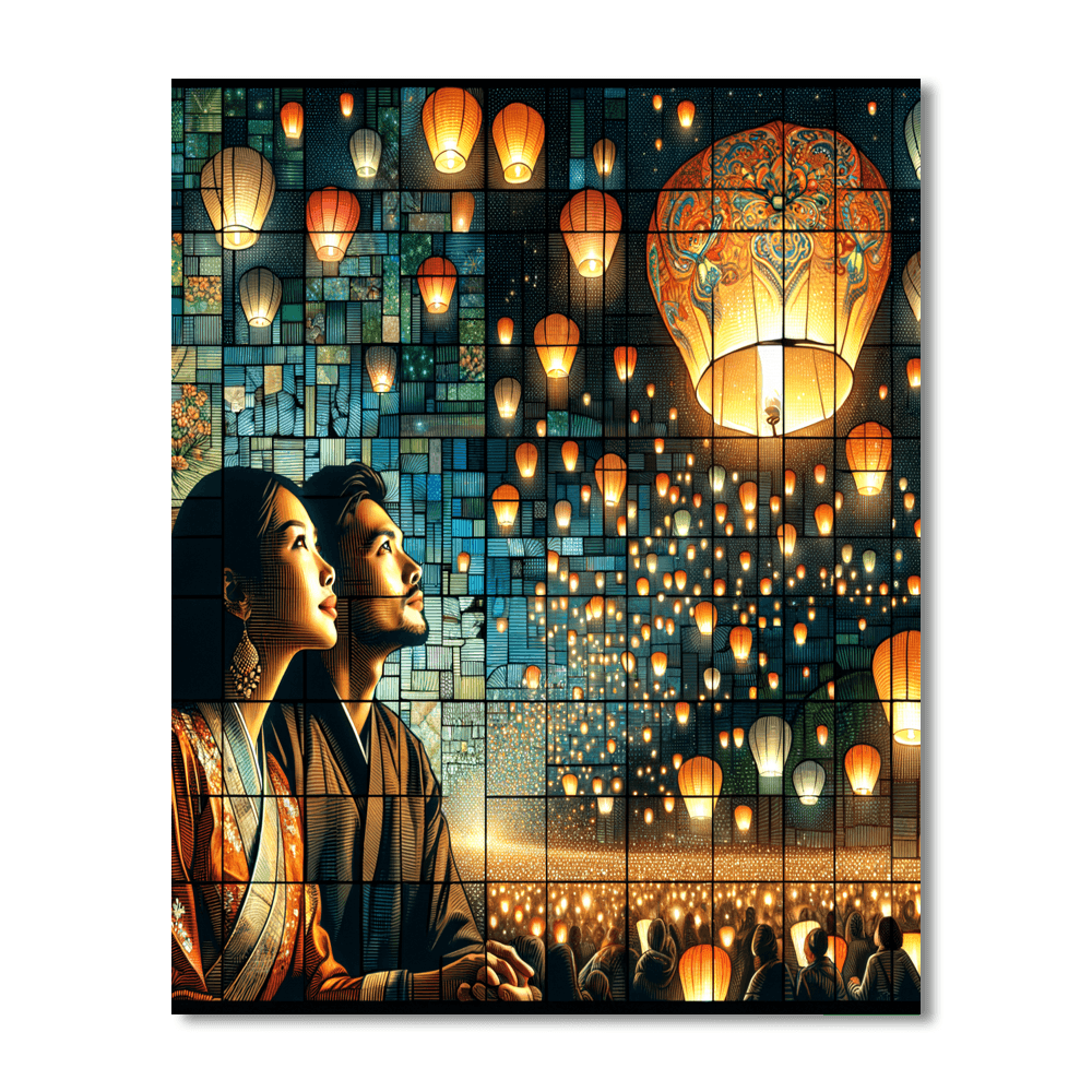 Taipei Lantern Festival - Taipei, Taiwan Number Painting