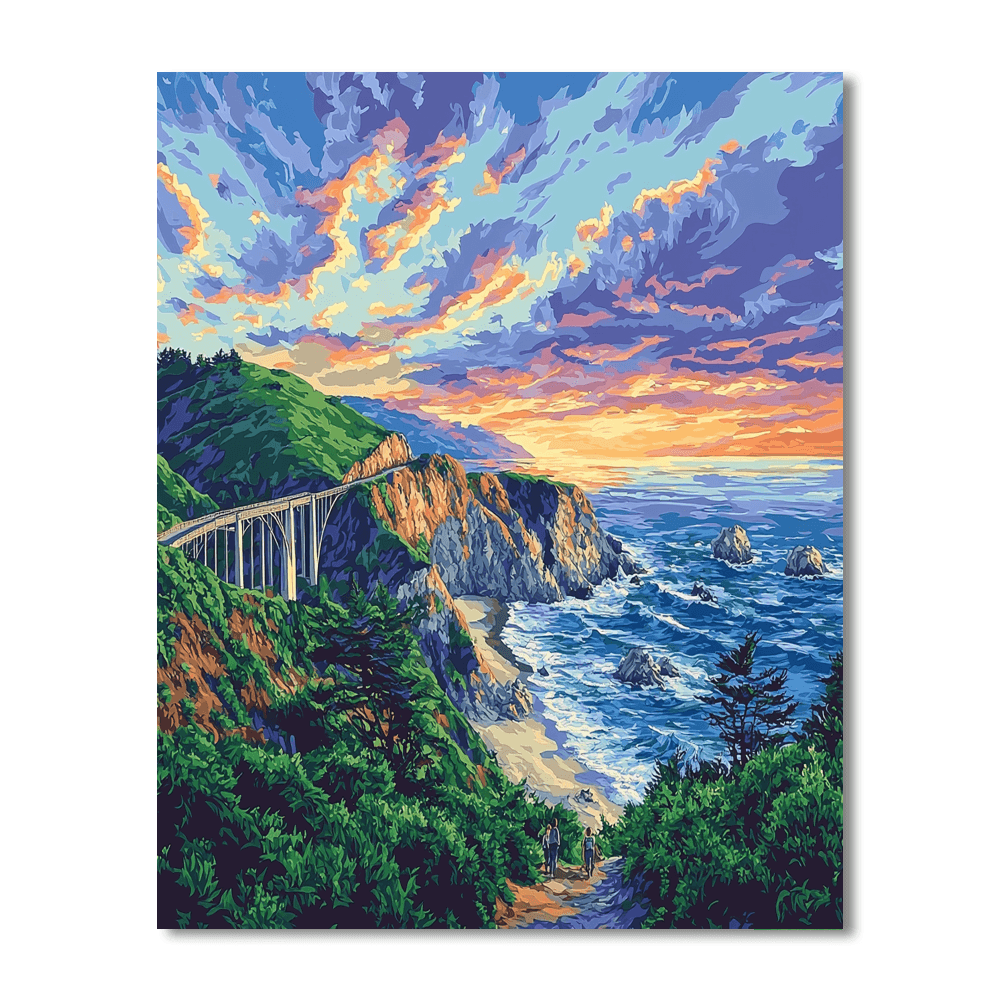 Big Sur Coast Painting By Numbers Kit