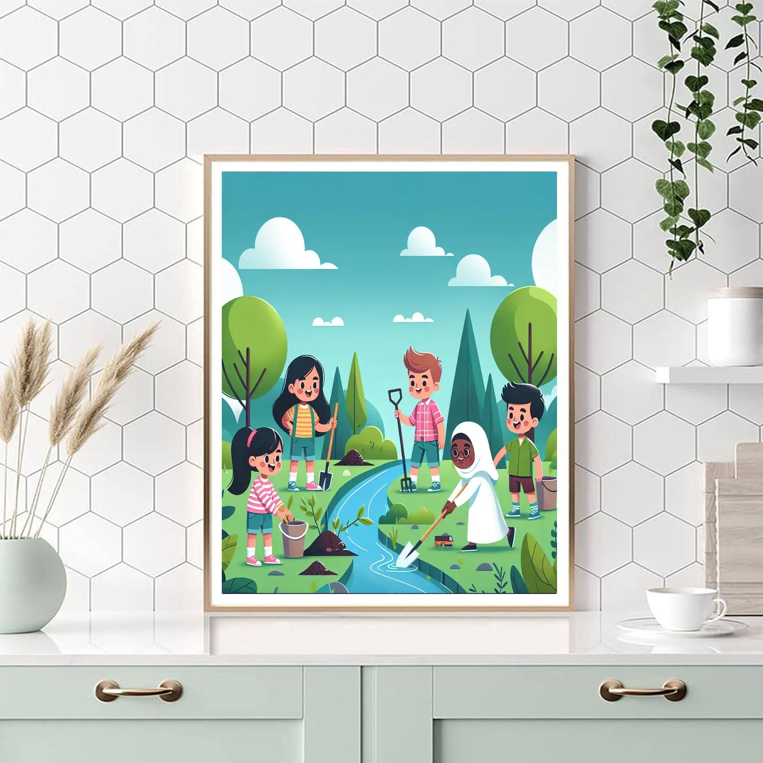 Exciting Eco-expedition Numbered Painting Kits