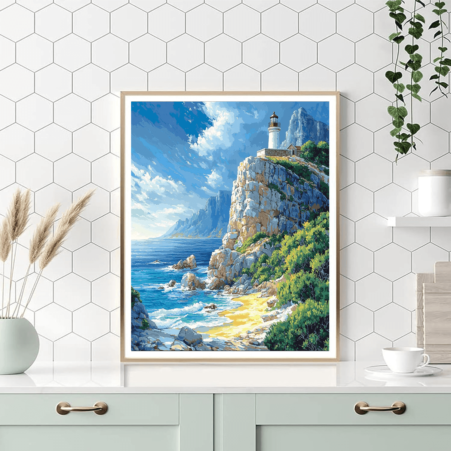 Cape Point - Cape Town DIY Paint By Numbers