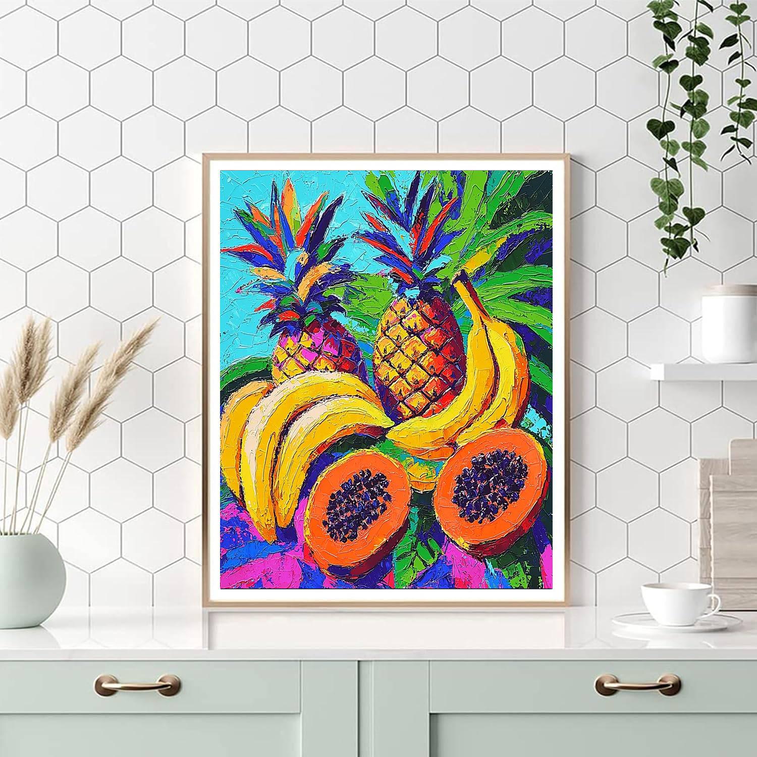 Henri Matisse Inspired Tropical Fruits Symphony  Paint By Numbers