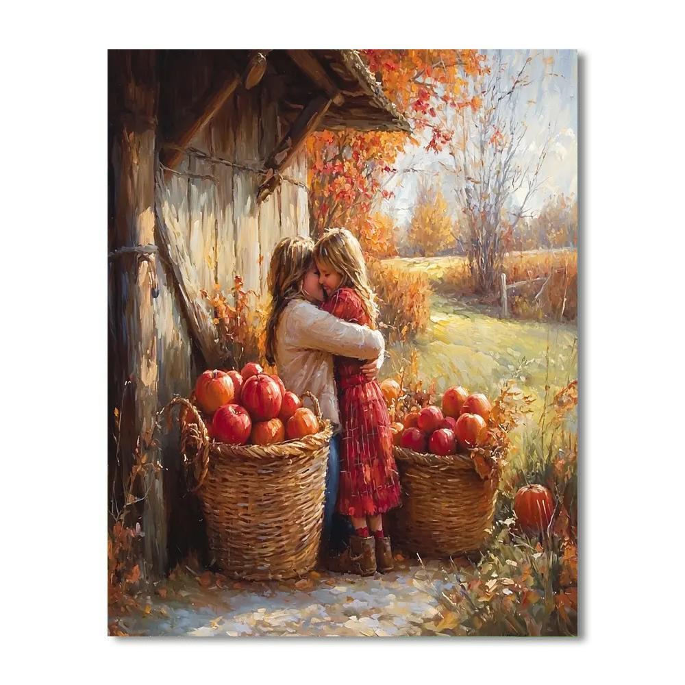 Harvest Of Hugs Numbered Painting Kits