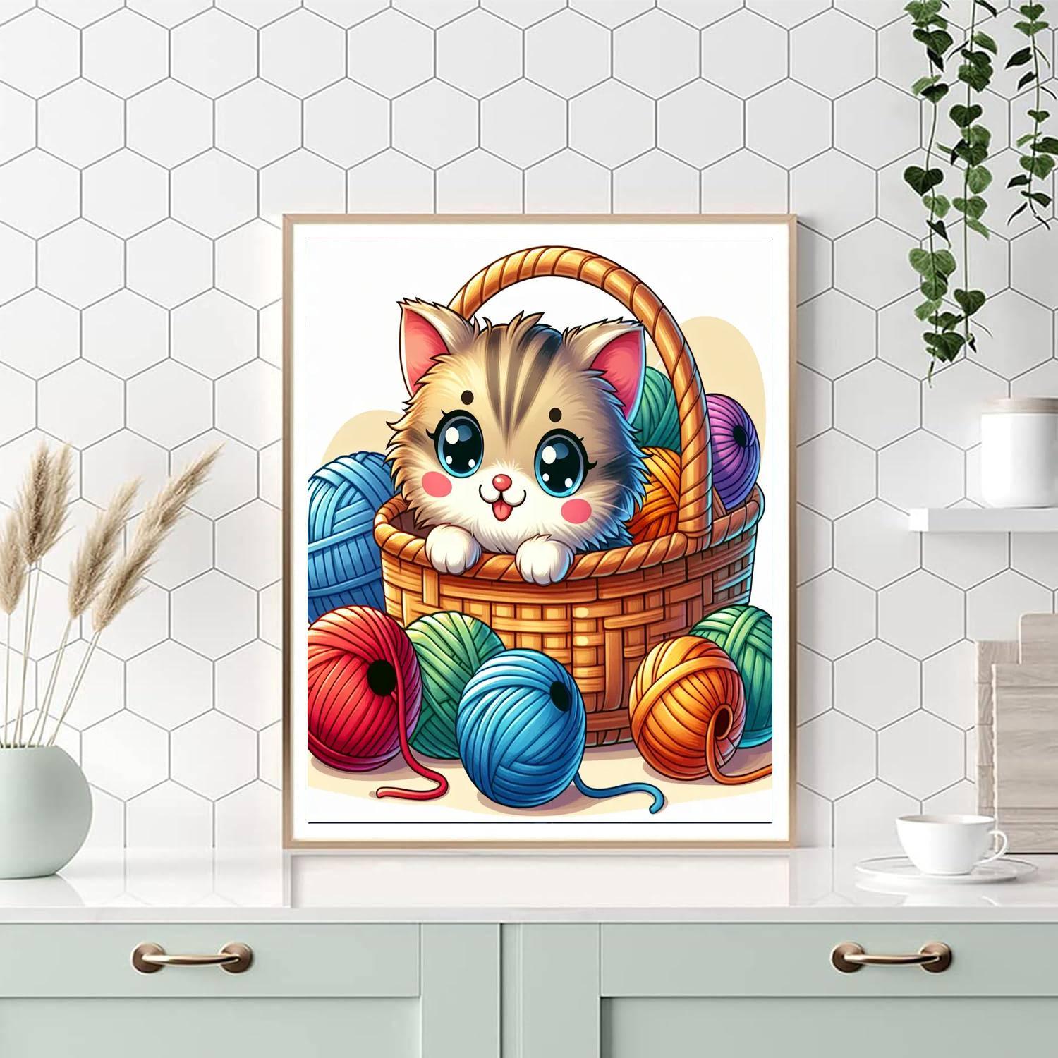 Mischievous Kitten Paint By Number