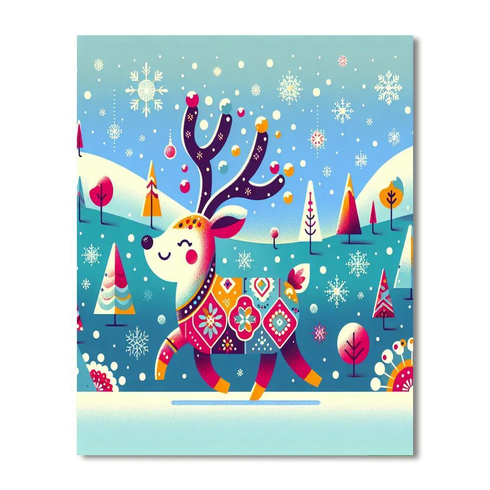 Happiest Holidays Paint By Color