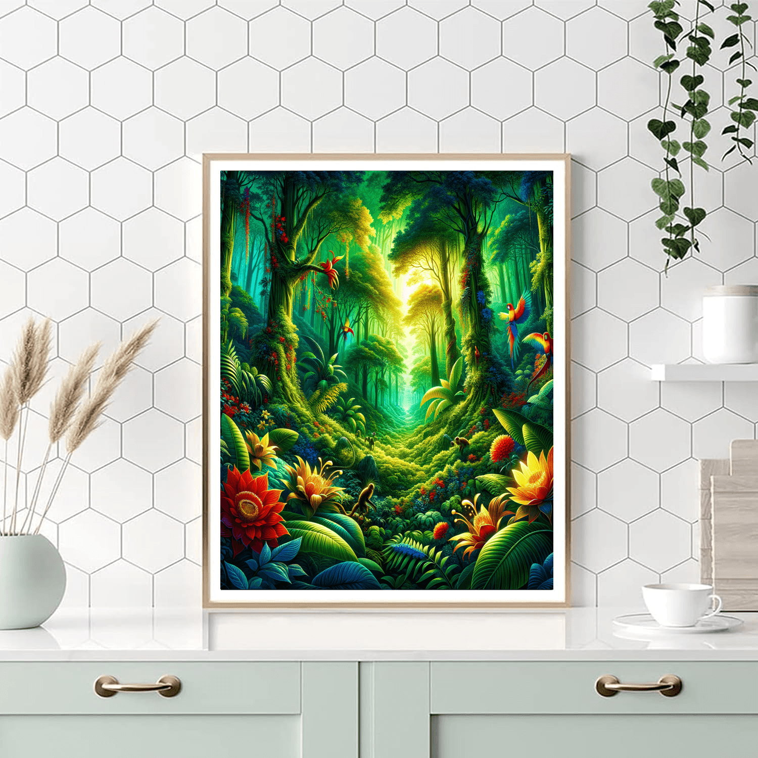 Rainforest Harmony Painting By Numbers Kit