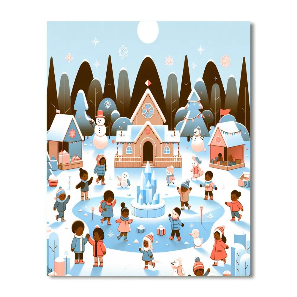 Frozen Fantasy Festival Number Painting