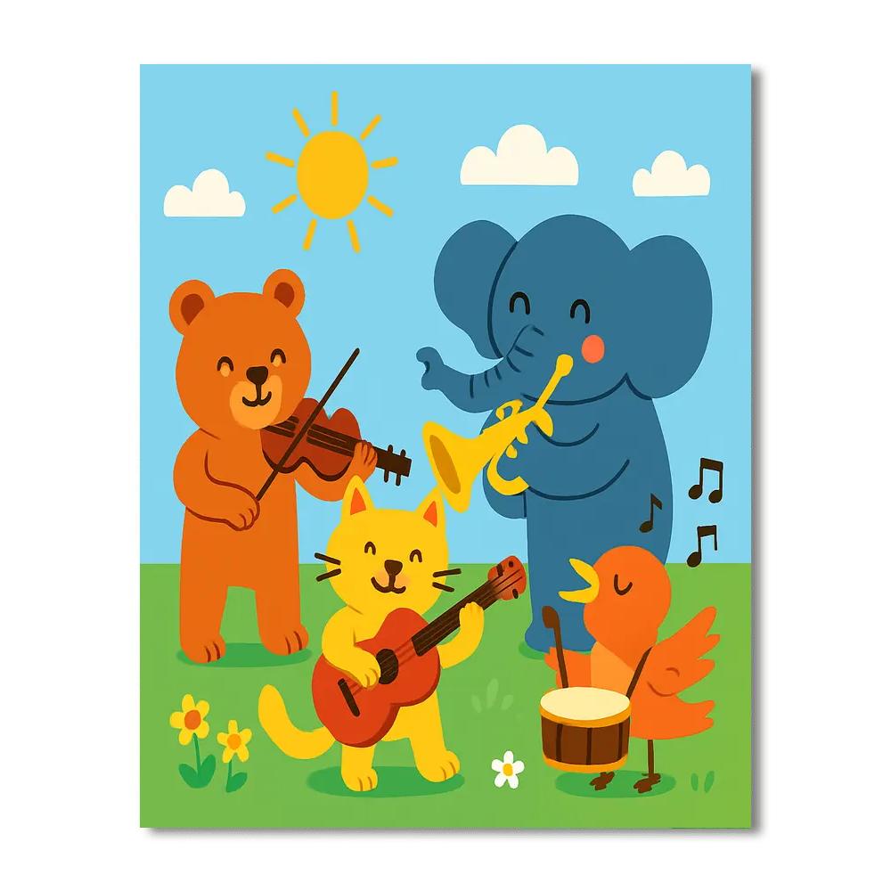 Animal Kingdom Concert Paint By Number