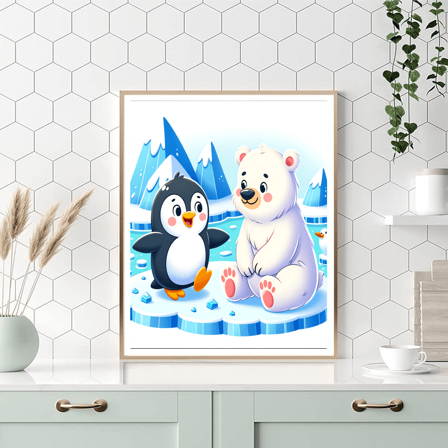 Cute Critters Of The Arctic DIY Paint By Numbers