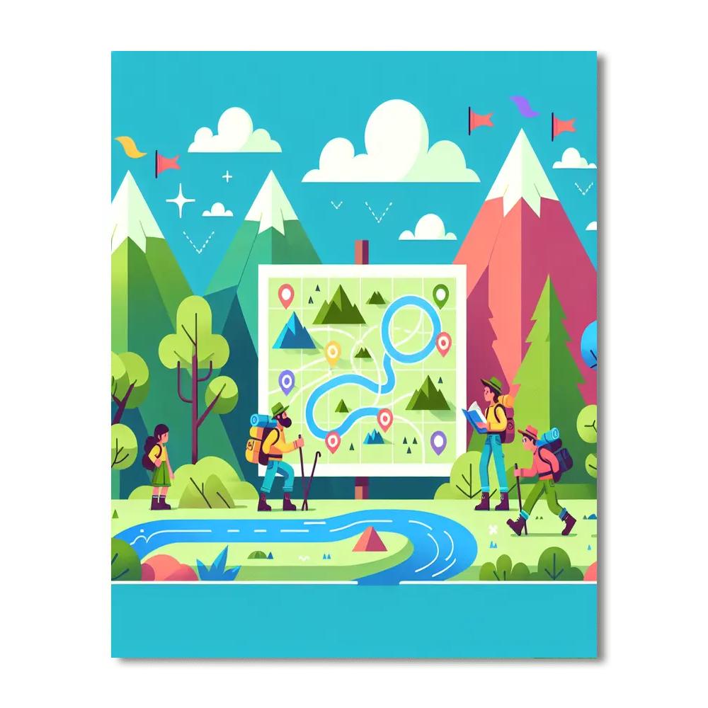 Epic Expedition Paint By Numbers Art