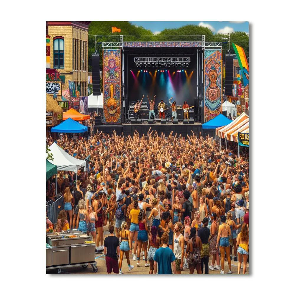 Summerfest Paint By Numbers Art