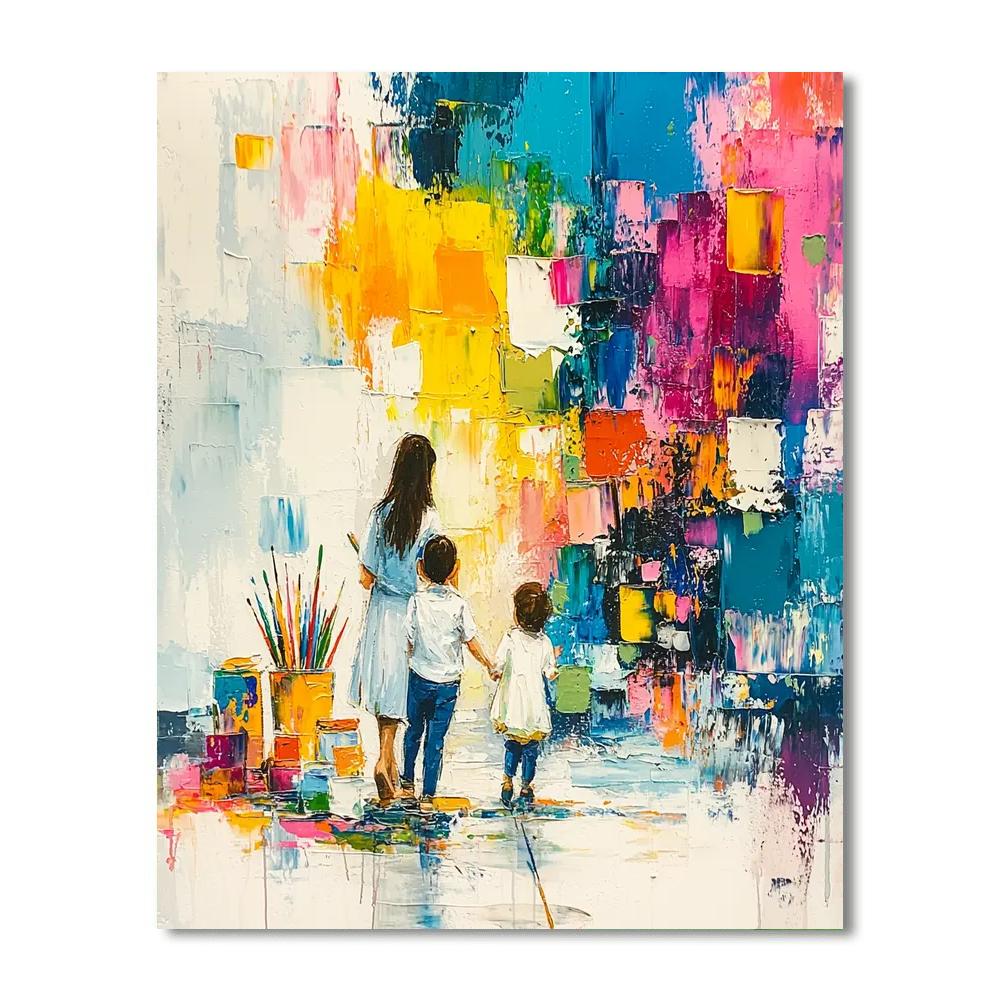 Art Of Motherhood Painting By Numbers Kit