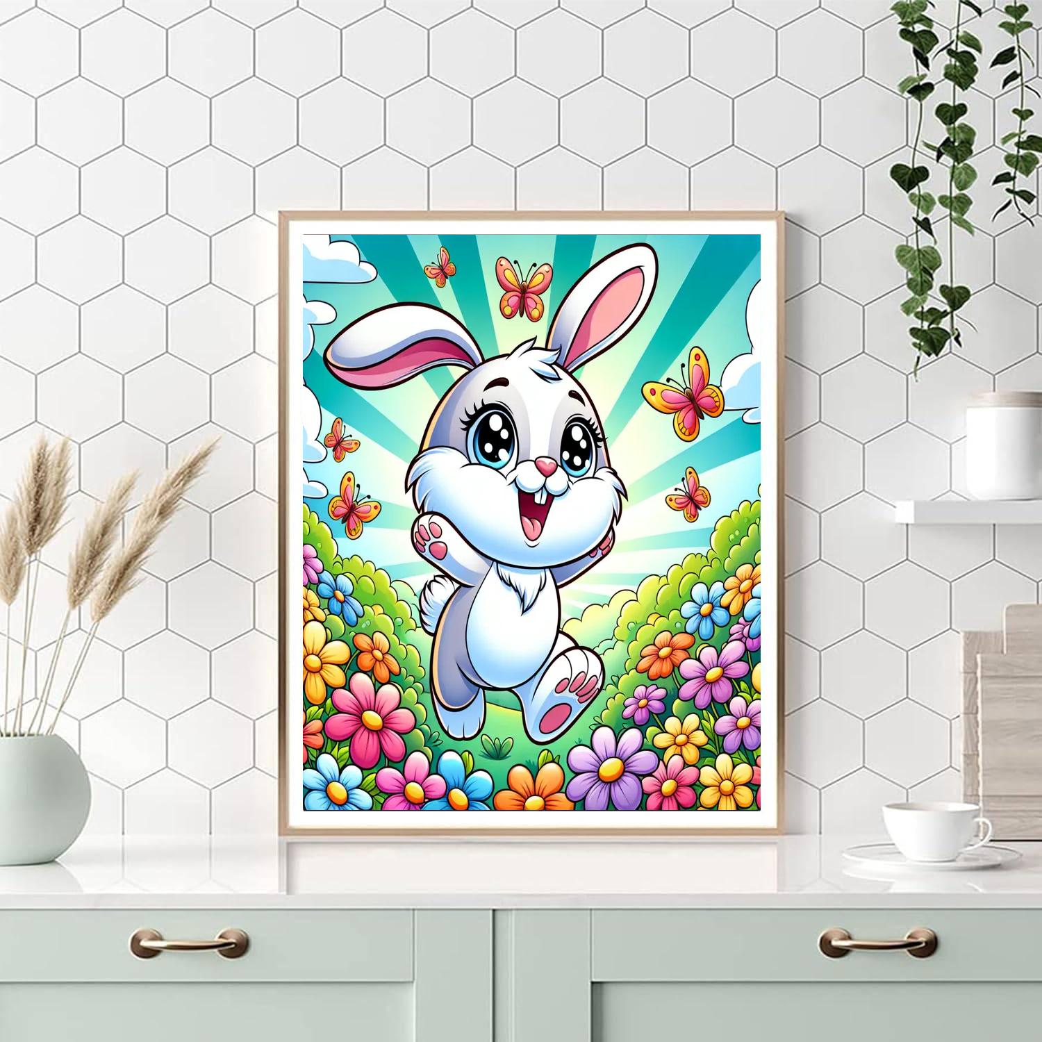 Adventurous Little Bunny Numbered Painting Kits