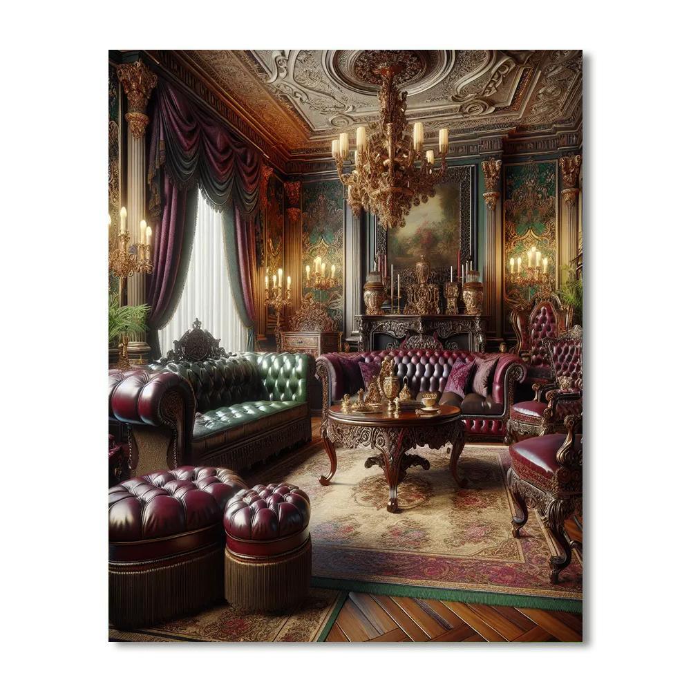 Refined Victorian Elegance Paint By Numbers