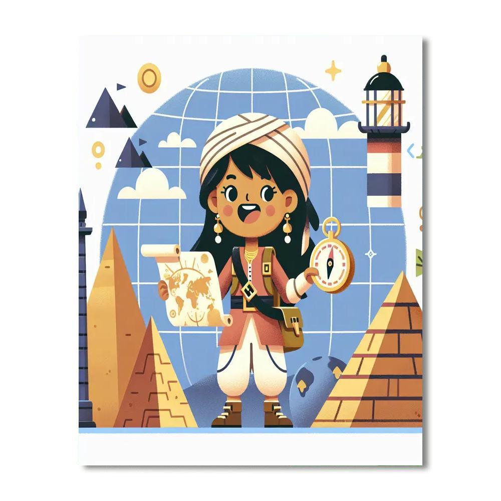 Historic Explorer Expedition Paint By Number