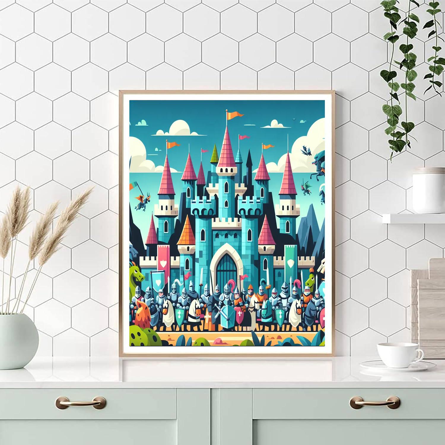 Castle Defender Chronicles DIY Paint By Numbers