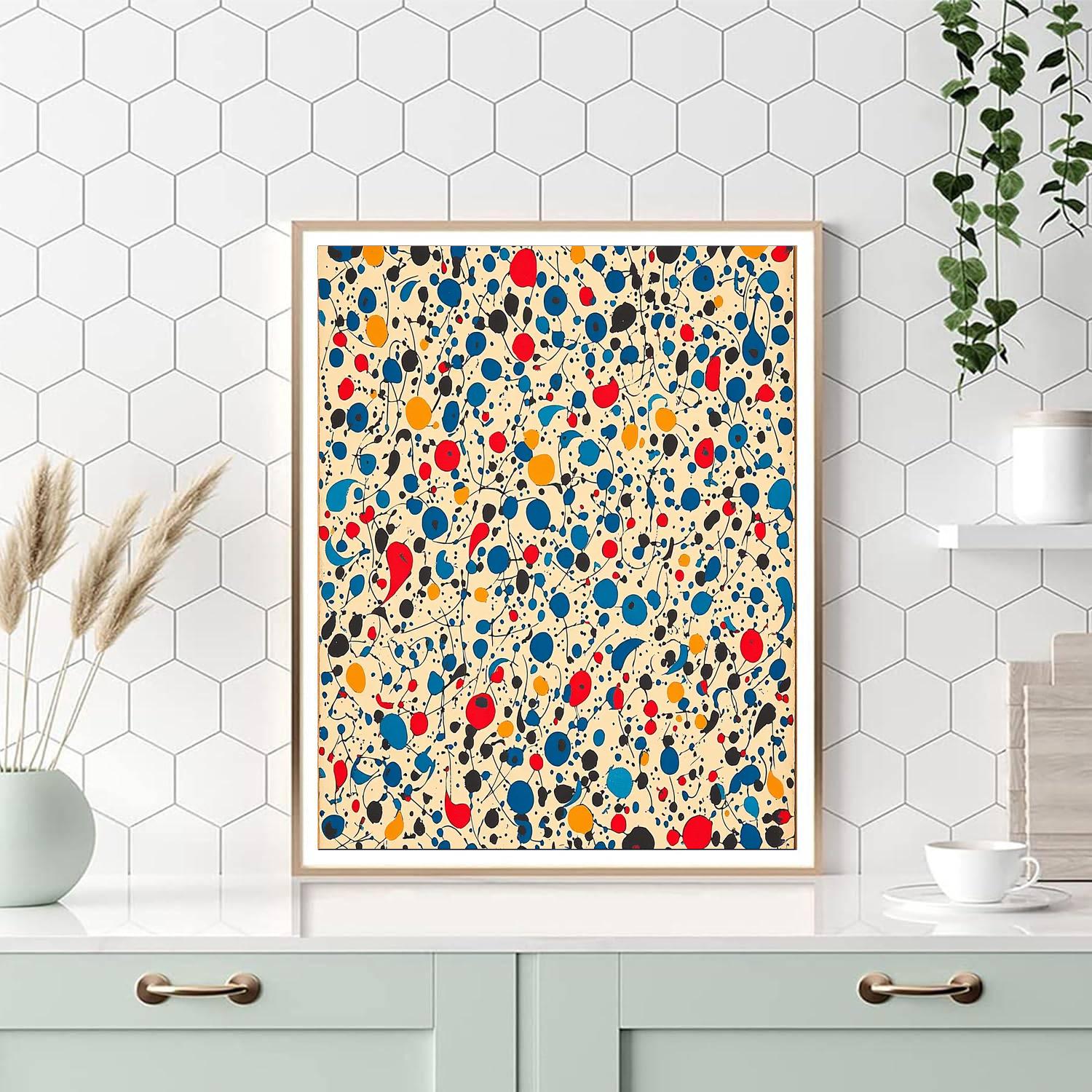 Joan Miró Inspired Fantasy Patterns  Number Painting