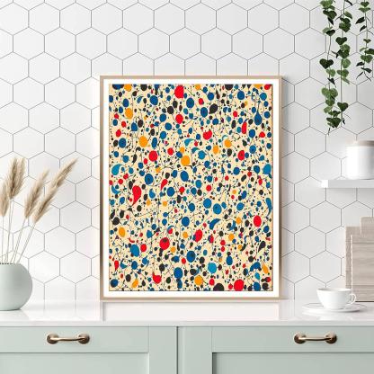 Joan Miró Inspired Fantasy Patterns  Number Painting