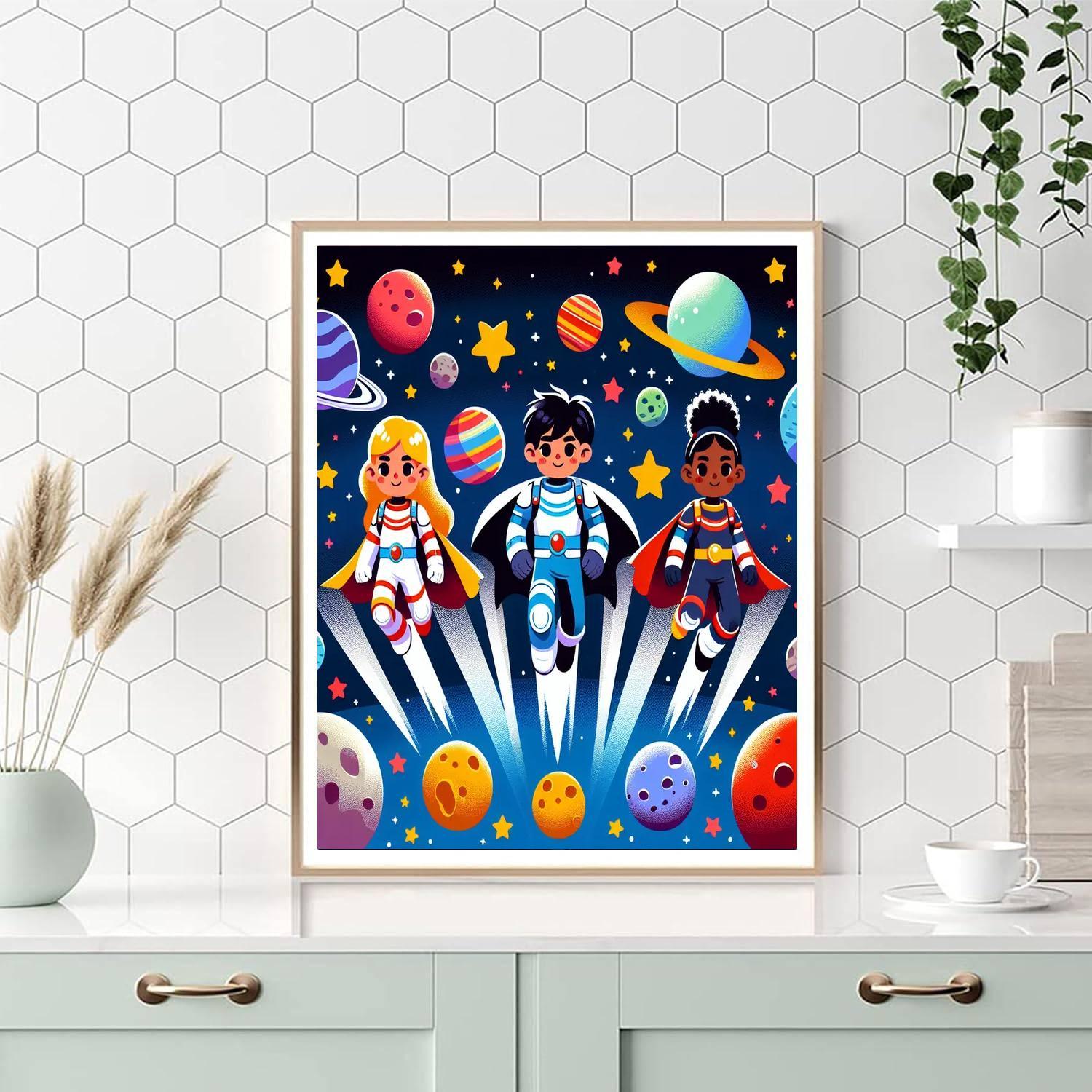 Galactic Guardians Mission Painting By Numbers Kit