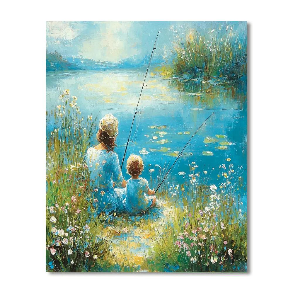 Together At The Lake Paint By Numbers Kits