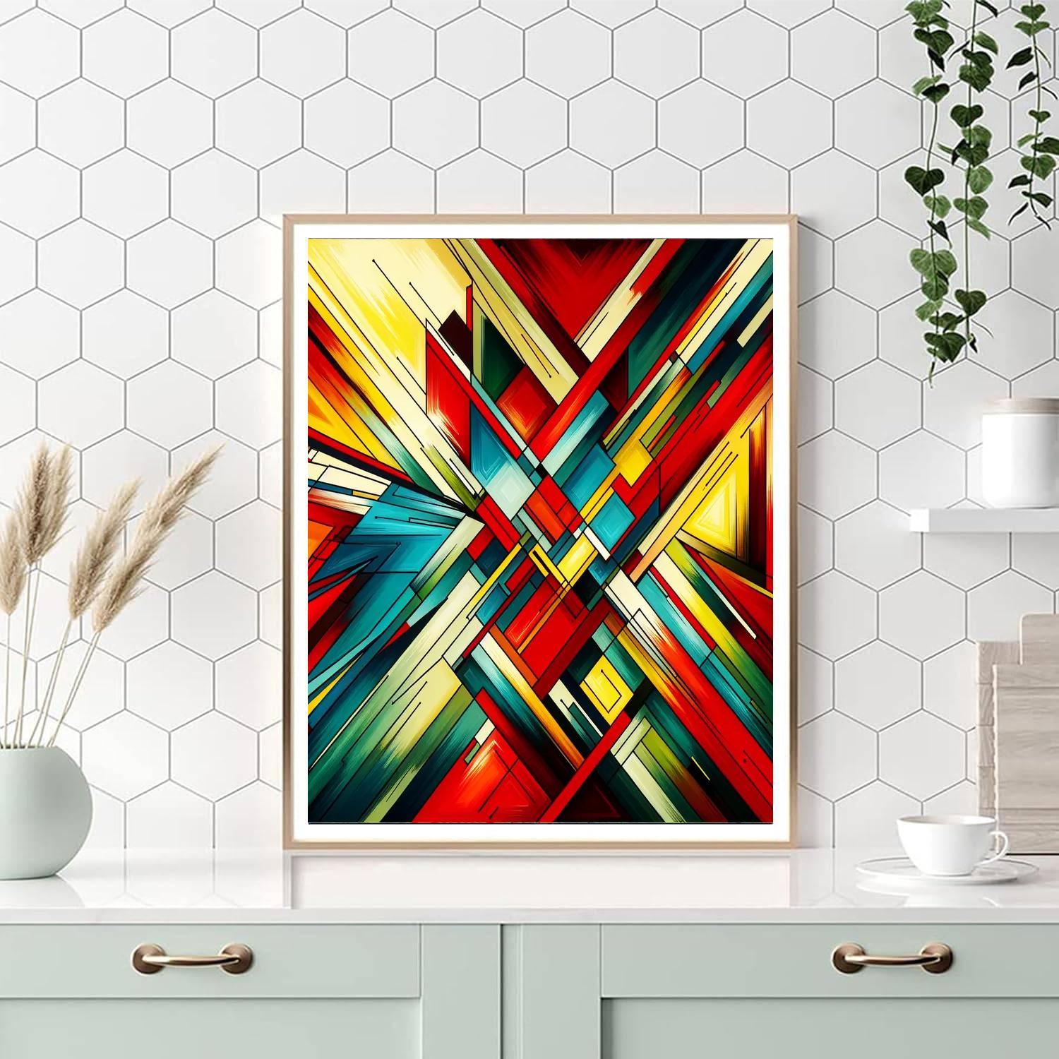 Artistic Abstract Journey Numbered Painting Kits