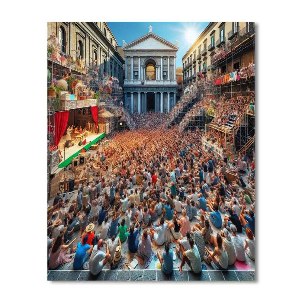 Napoli Teatro Festival Italia - Italy Number Painting