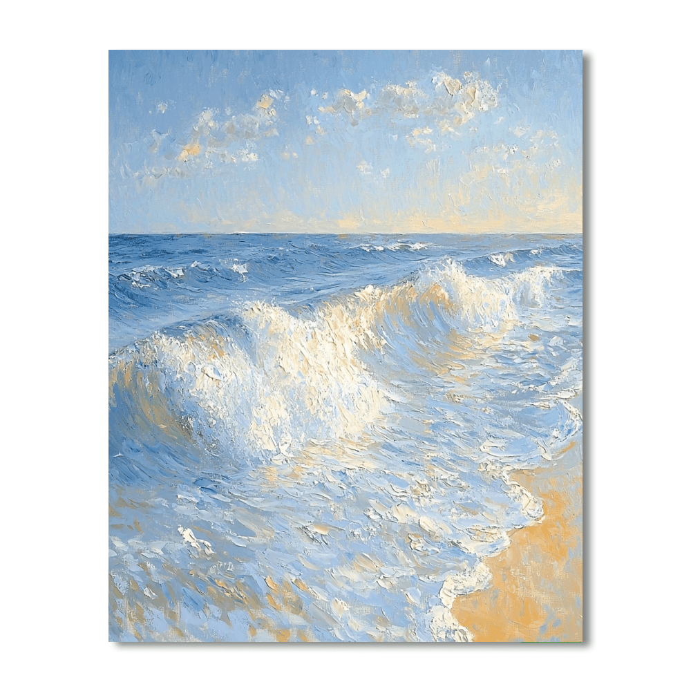 Claude Monet Inspired Ocean Whispers  Painting By Numbers Kit