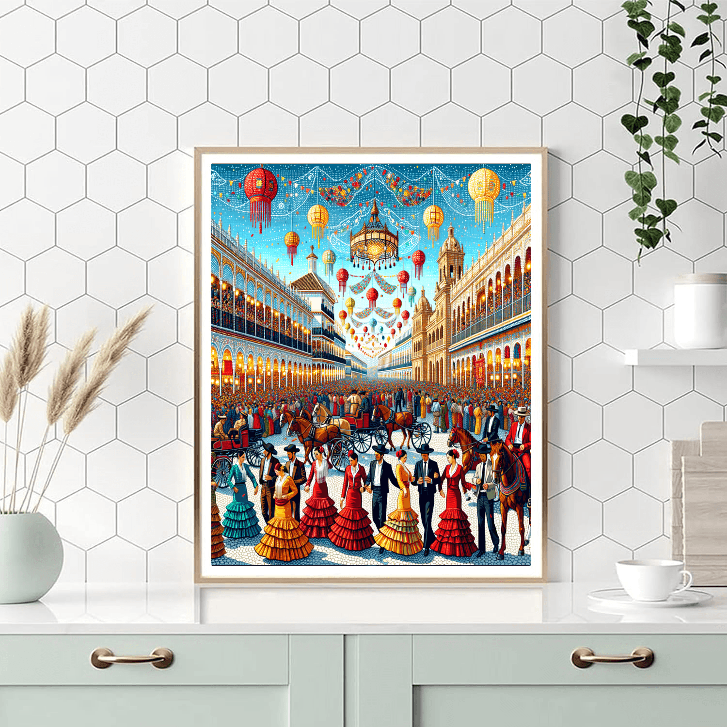 Feria De Abril - Seville Painting By Numbers Kit