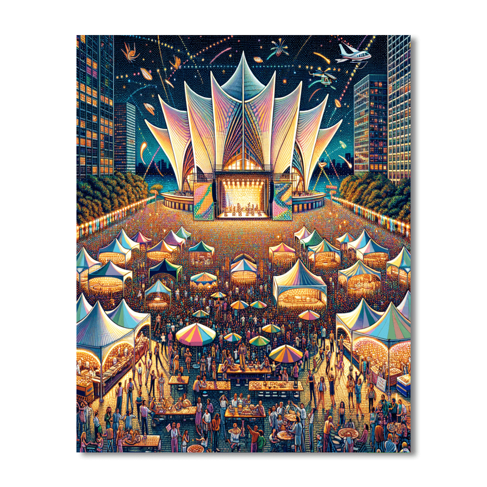 The Sydney Festival DIY Paint By Numbers