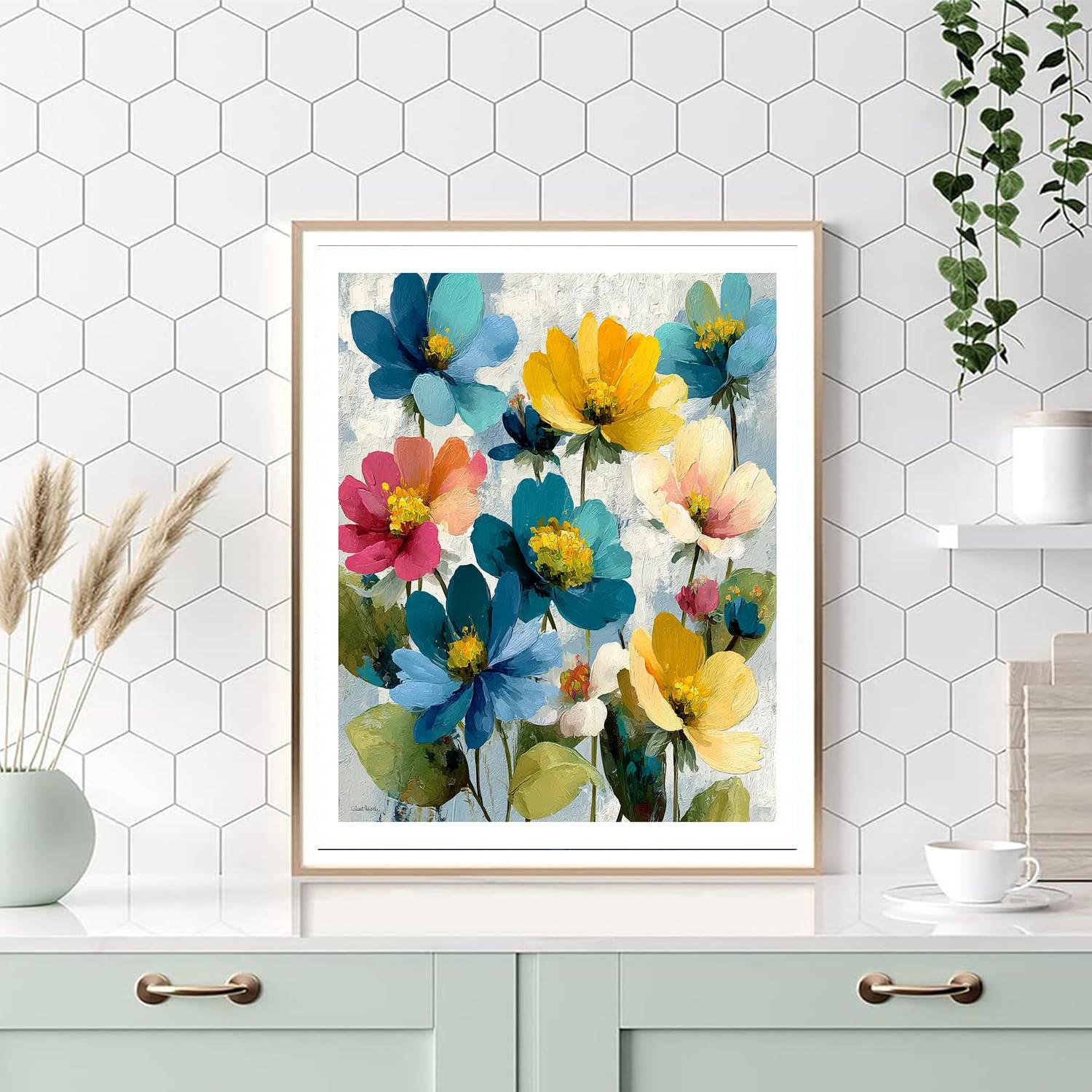 First Steps In The Garden Number Painting