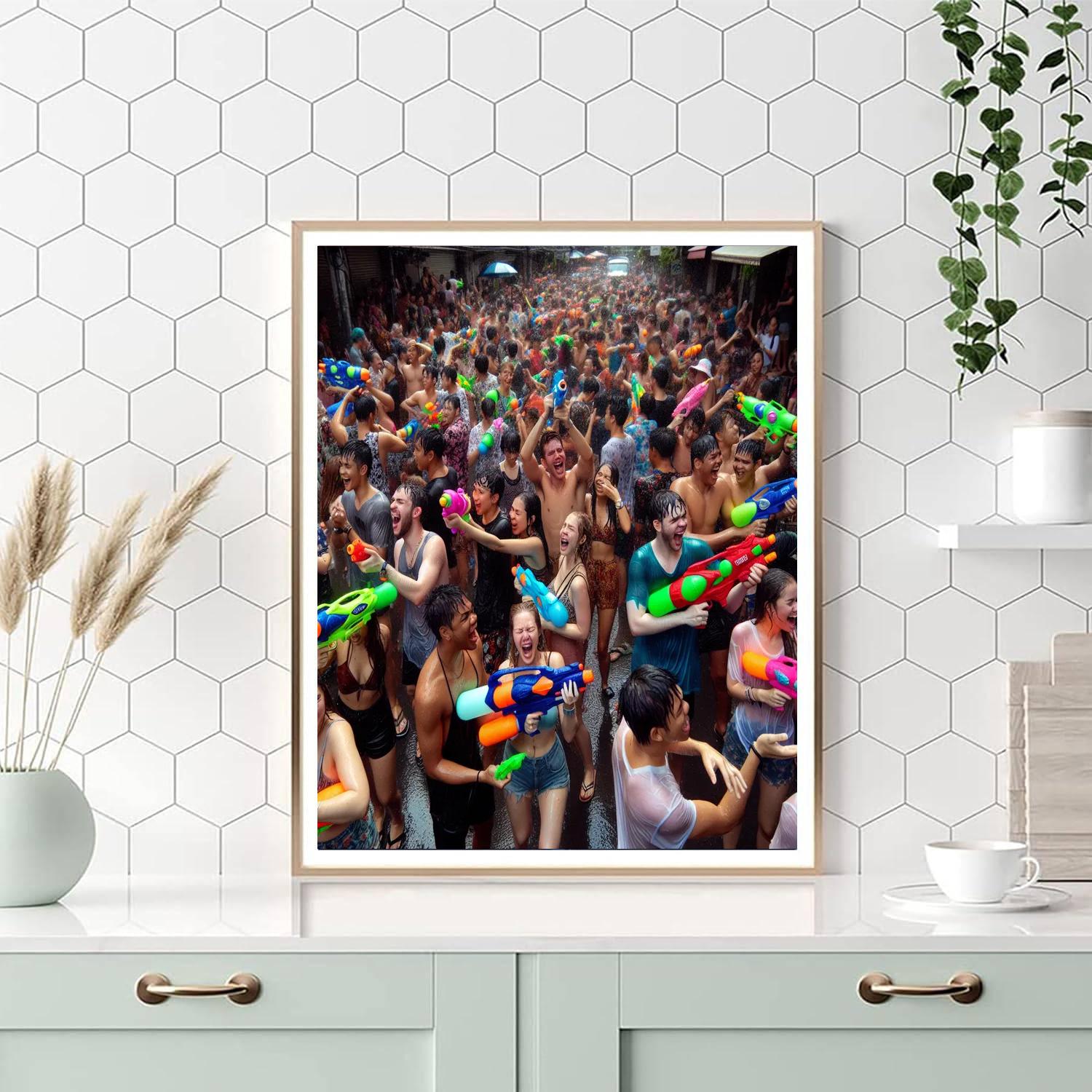 Songkran - Bangkok Numbered Painting Kits