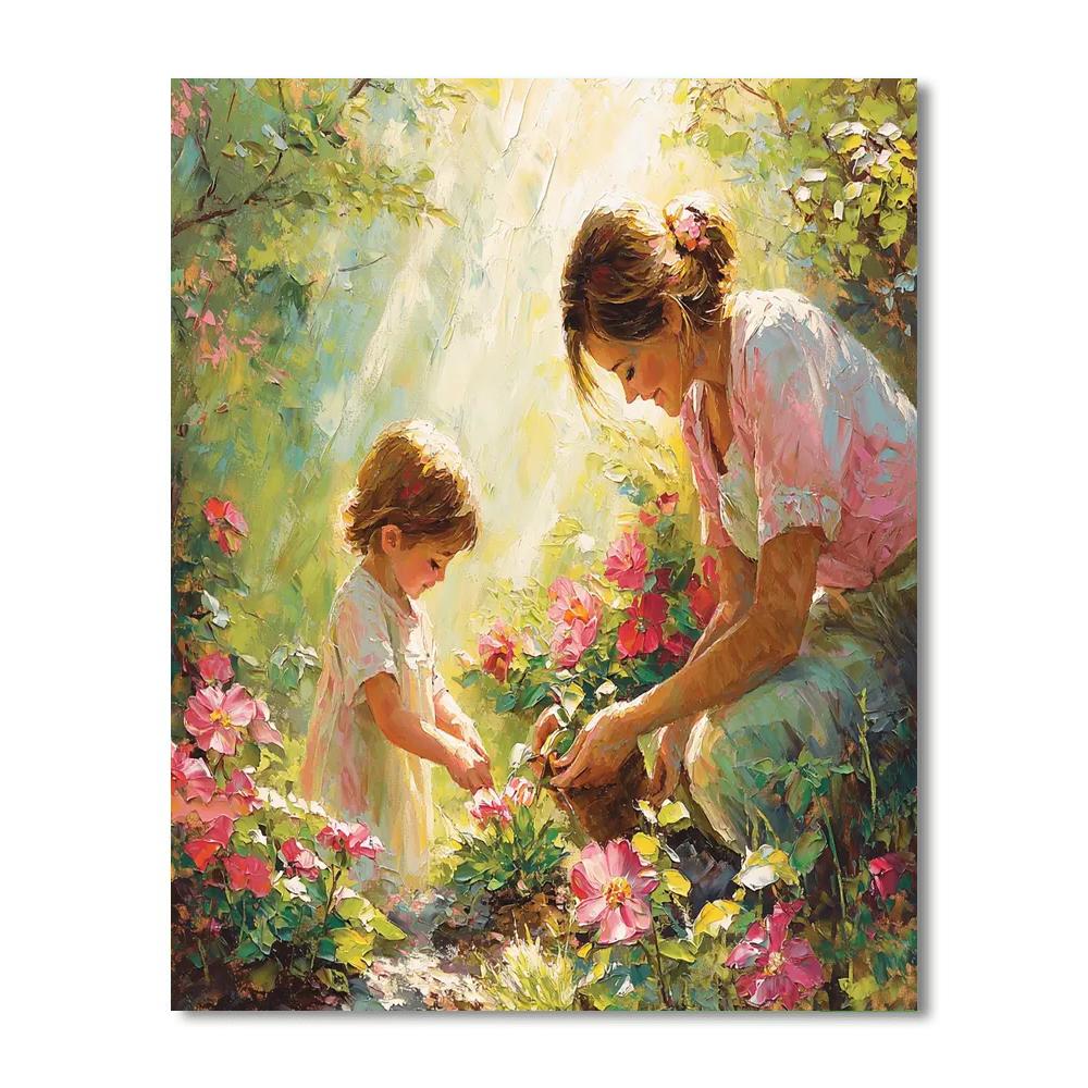 Moments In The Garden Painting Number Kit
