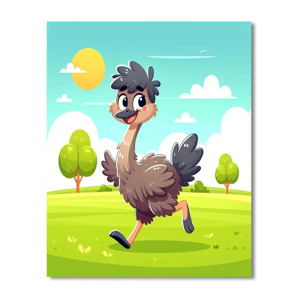 Eager Emu Painting Number Kit