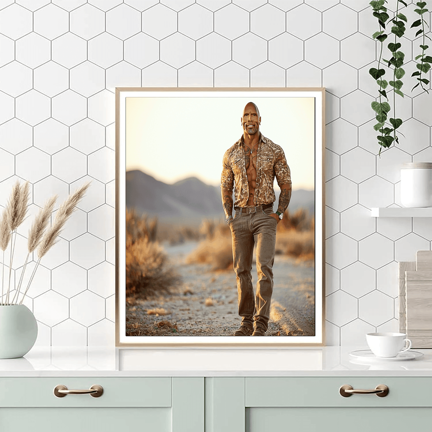 Dwayne Johnson: The Rock Solid Legacy Of An Action Hero Paint By Numbers Art