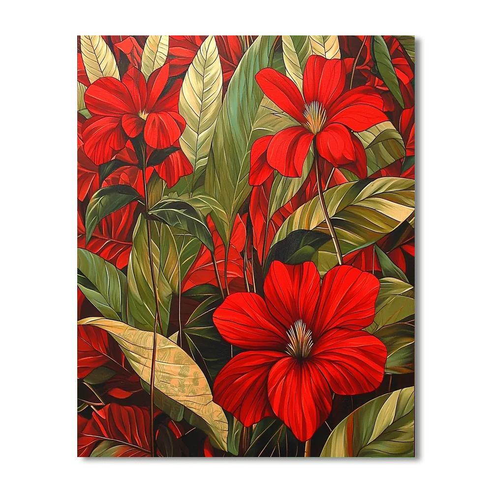 Frida Kahlo Inspired Resilient Beauty  Painting Number Kit