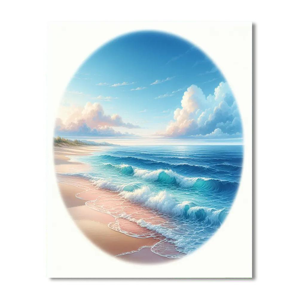 Sunlit Seaside Escape Paint By Number