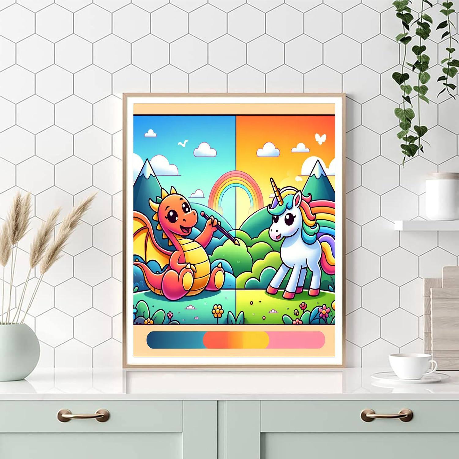 Mythical Creatures Fantasy Paint By Numbers Kits